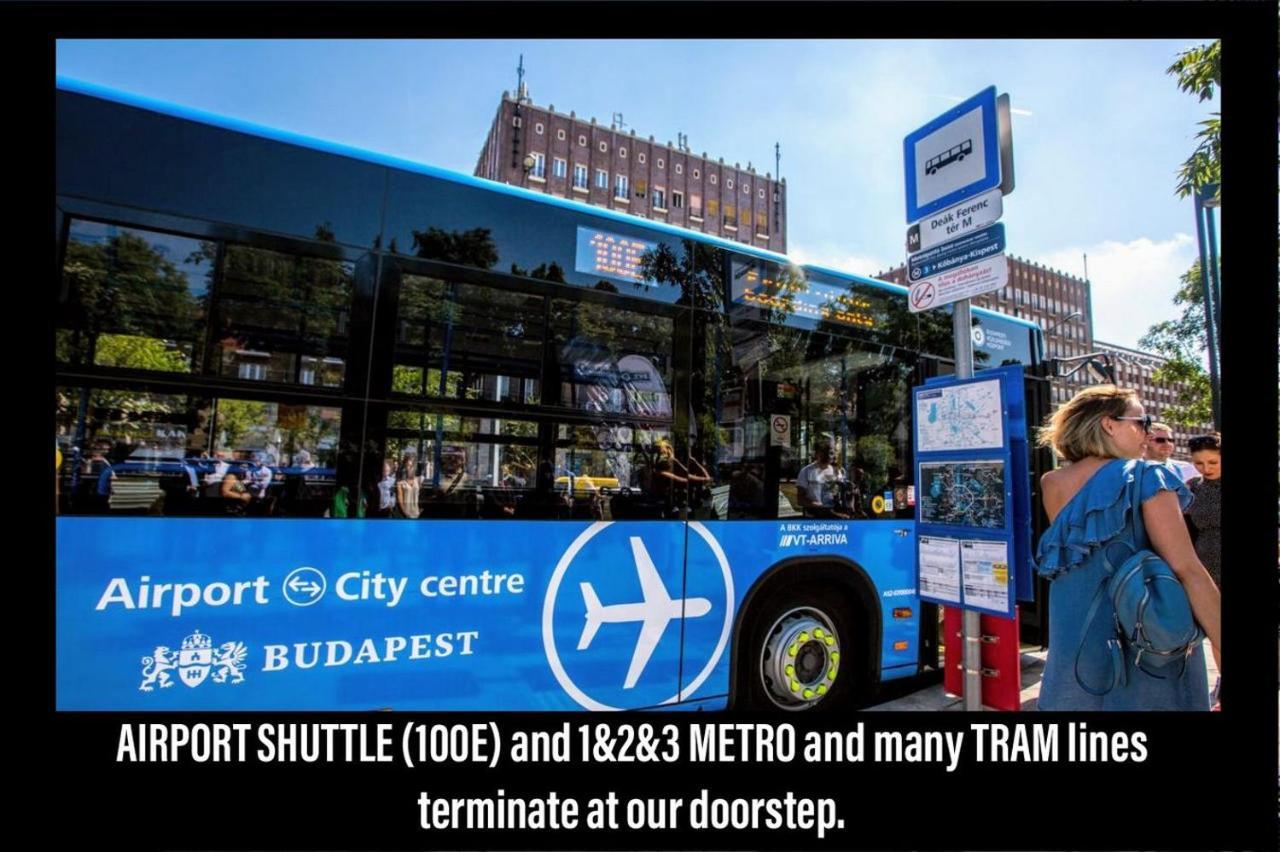 Economy Downtown Design Apartments - Free Parking - Balcony - Super Puplic Transport - Ac Budapest Exteriör bild